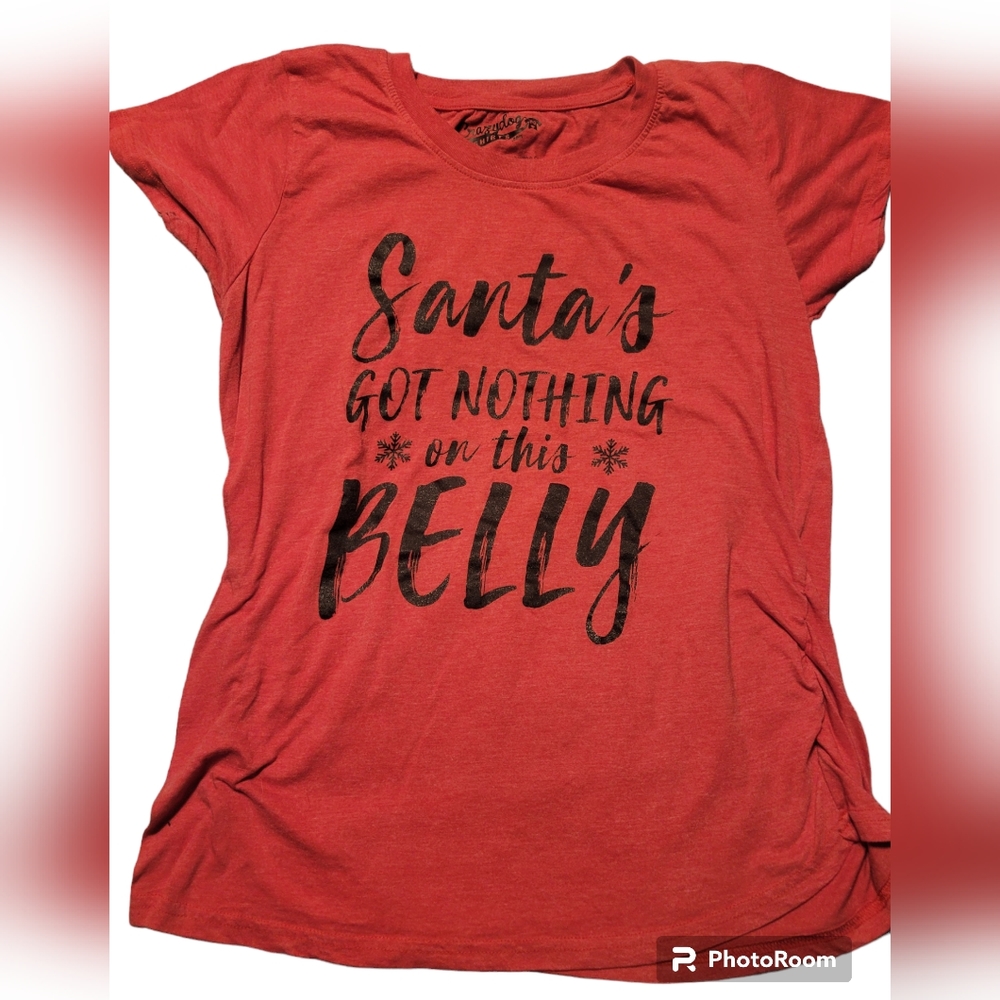 "Santa's Belly" maternity shirt